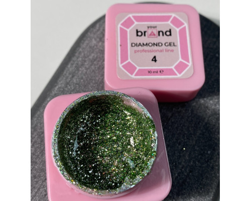 Your Brand Гель Фарба DIAMOND №004, 10мл