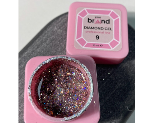 Your Brand Гель Фарба DIAMOND №009, 10мл