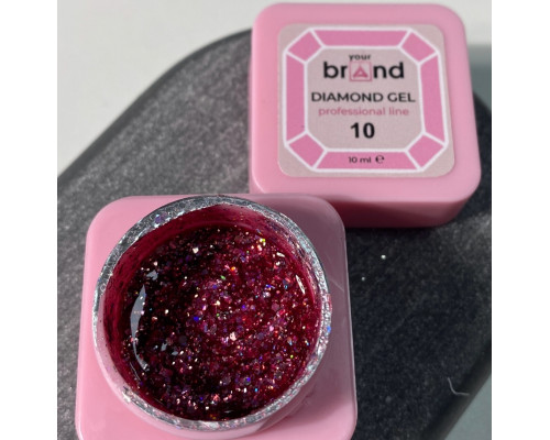 Your Brand Гель Фарба DIAMOND №010, 10мл