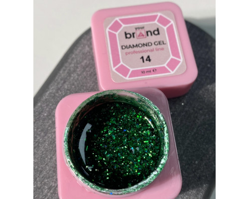 Your Brand Гель Фарба DIAMOND №014, 10мл