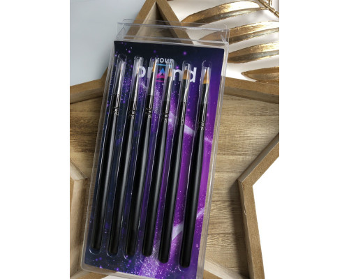 Your Brand NAIL BRASH комплект з пензлів, 6шт
