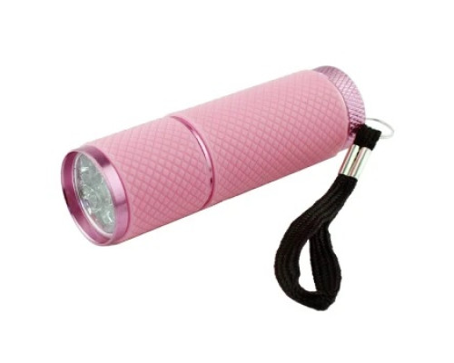 Лампа ліхтарик UV/LED (Рожевий)