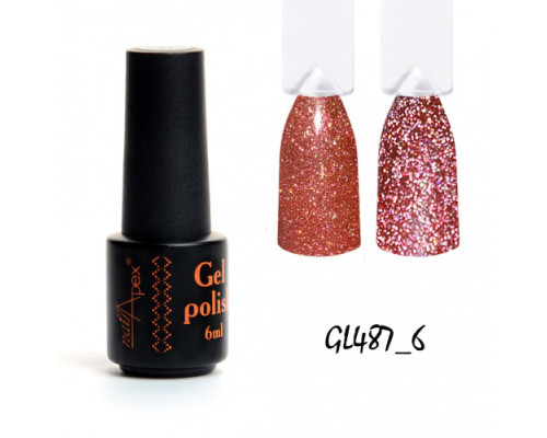 NailApex Гель лак №487, 6мл