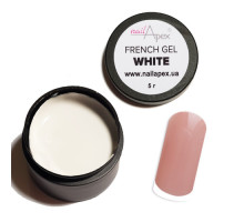 NailApex French White Gel, 5г