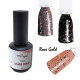 NailApex Top Rose Gold, 15 грам з пластівцями рожевого золота