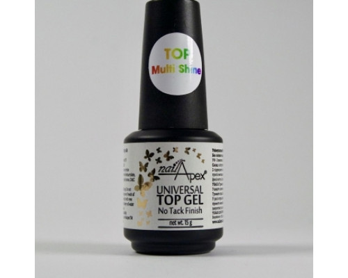 NailApex Top Multi Shine, 15мл