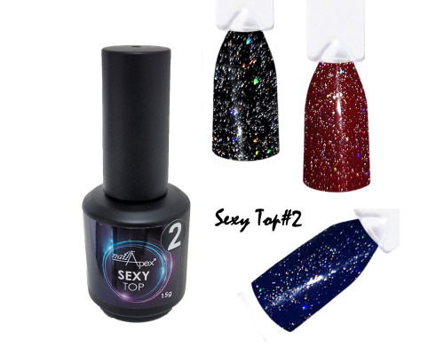 NailApex Sexy top #2 Світловідбиваючий топ